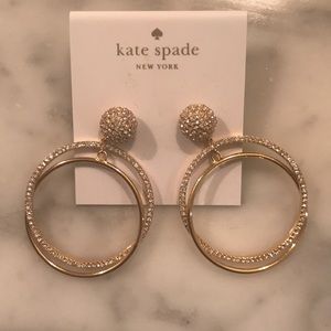 Kate Spade Hoops. Never worn with tags.